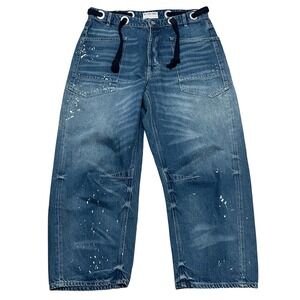 We The Free Blue Flare & Wide Leg Jeans